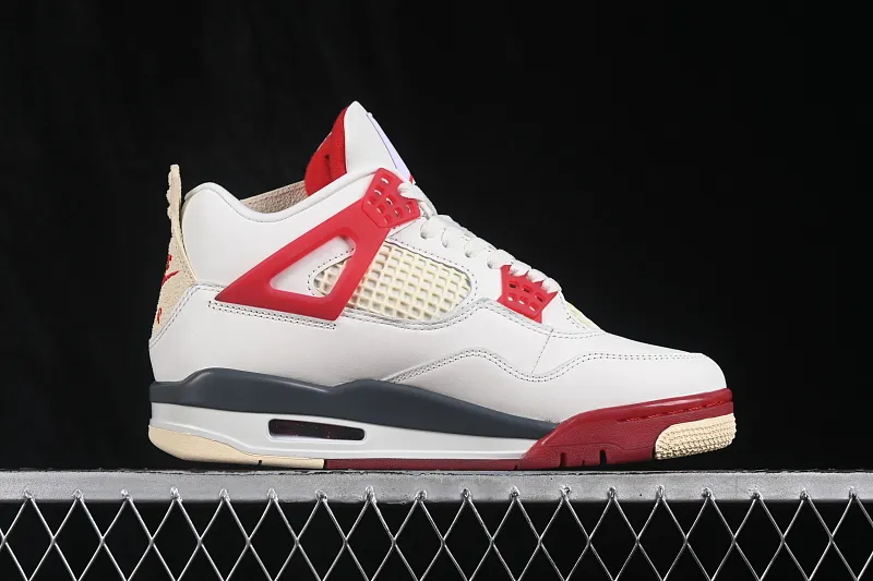All Categories Air Jordan Jordan Series Basketball Shoes Air Jordan 4 Nigel Sylvester x Air Jordan 4 Retro "Brick After Brick" AJ4 Joe 4 White Red Urine Stains 2.0 IQ8055-100